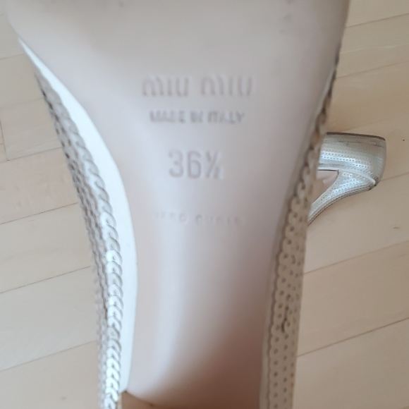 MIU MIU *Authentic* paillet pumps - Picture 5 of 7